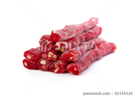 Turkish delight isolated on white. Turkish delight isolated on white. 92145520