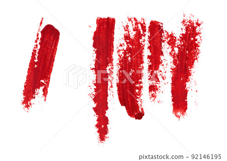 lipstick on white background 92146195