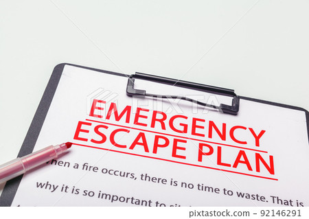 Emergency evacuation plan 92146291