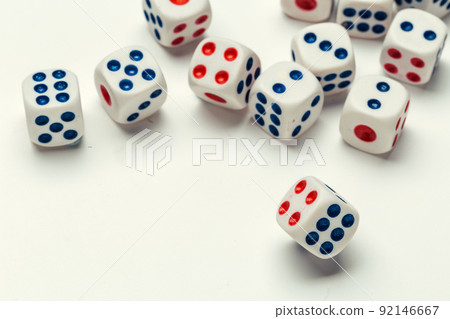 dice isolated on white background 92146667