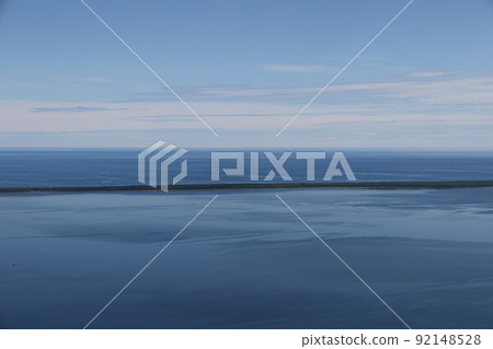 Landscape from Lake Saroma Observation Deck 92148528