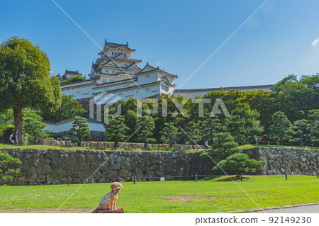 姬路城和狗 92149230