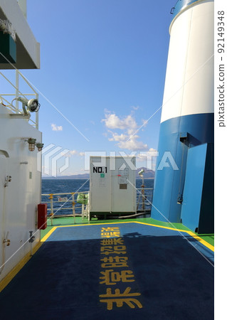 北海道青函渡輪3號隼鳥船上風景 92149348