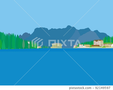 Lake Misurina lago di misurina dolomiti dolomiti Italy 92149597