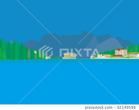 米蘇里納湖 lago di misurina dolomiti dolomiti 意大利 米蘇里納湖 lago di misurina dolomiti dolomiti 意大利 92149598