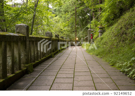 A deserted hot spring area in the mountains of Japan, Japanese hot springs, evening scenery A deserted hot spring area in the mountains of Japan, Japanese hot springs, evening scenery 92149652