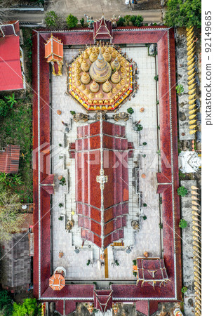 Wat Phrathat Suthon Mongkhon Khiri temple complex in Phrae, Thailand 92149685