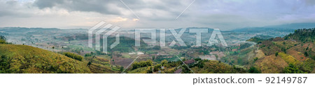 Wat Kong Niam Viewpoint over the valley in Phetchabun, Thailand Wat Kong Niam Viewpoint over the valley in Phetchabun, Thailand 92149787