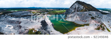 Aerial view of Grand Canyon in Ratchaburi province, Thailand 92149846