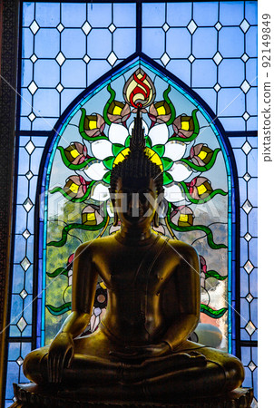 Phra Mahathat Chedi Phakdee Prakat temple in Prachuap Khiri Khan, Thailand Phra Mahathat Chedi Phakdee Prakat temple in Prachuap Khiri Khan, Thailand 92149849