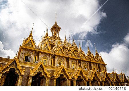 Wat Chantaram and Wat Tha Sung temple, Crystal Sanctuary 100 m long, in Uthai Thani, Thailand Wat Chantaram and Wat Tha Sung temple, Crystal Sanctuary 100 m long, in Uthai Thani, Thailand 92149858