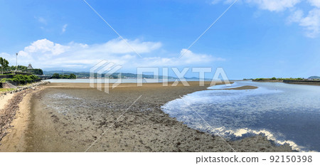 八坂川河口全景 92150398