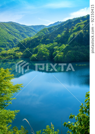 View from Oku Shima Observatory Oku Shima Lake 40,000 Blue 92150415