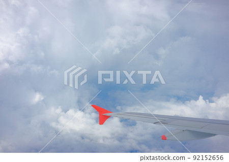 Rain clouds taken from an airplane Rain clouds taken from an airplane 92152656