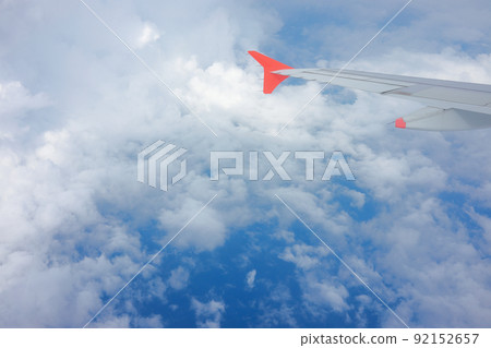 Rain clouds taken from an airplane Rain clouds taken from an airplane 92152657