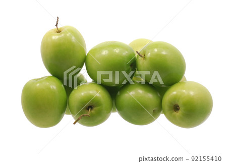 Jujube fruits isolated on white background Jujube fruits isolated on white background 92155410