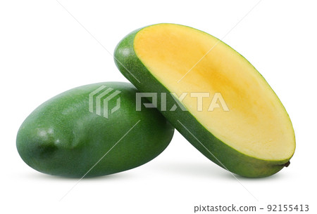 Sweet Mango fruit isolated on white background Sweet Mango fruit isolated on white background 92155413