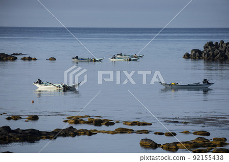 Sea urchin fishing 92155438