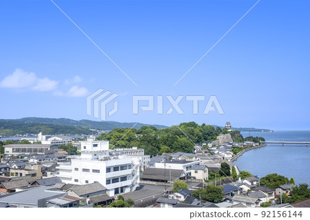 杵築市區和杵築城 杵築市區和杵築城 92156144