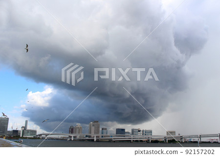 巨大的積雨雲 巨大的積雨雲 92157202