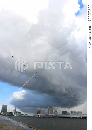 巨大的積雨雲 巨大的積雨雲 92157203