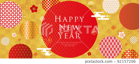 Japanese pattern design material 92157206