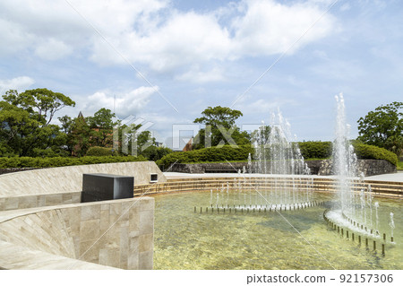 Summer Nagasaki Peace Park [Matsuyamamachi, Nagasaki City, Nagasaki Prefecture] 92157306