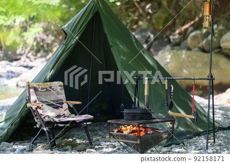 Image of the camp No people Image of the camp No people 92158171