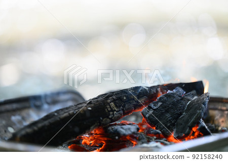 Charcoal and flame 92158240