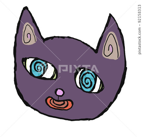 Uzumaki cat, purple Uzumaki cat, purple 92158313