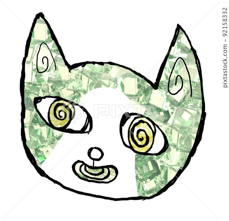 Uzumaki cat crystal pattern Uzumaki cat crystal pattern 92158332