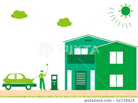 Electric car and housing 92158824