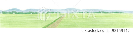 Pastel painting: Meadow 92159142