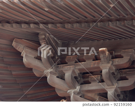 Structural part name of shrine and temple architecture "Dougong" Structural part name of shrine and temple architecture "Dougong" 92159160