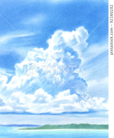 Pastel painting: Sky 5 92160282