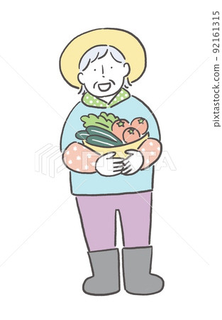 蔬菜和奶奶 蔬菜和奶奶 92161315