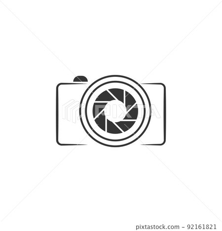 Camera icon logo design illustration template 92161821
