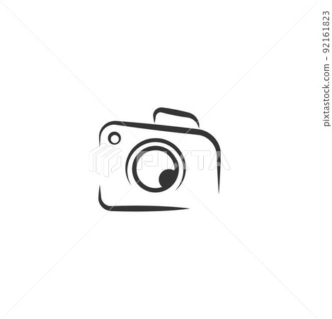 Camera icon logo design illustration template Camera icon logo design illustration template 92161823