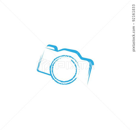 Camera icon logo design illustration template 92161833