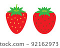Two simple strawberries 92162973