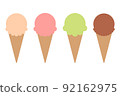 4 types of simple ice cream 92162975