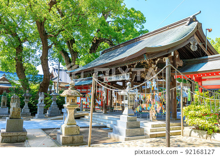 Umi Hachimangu in summer, Umi Town, Fukuoka Prefecture Umi Hachimangu in summer, Umi Town, Fukuoka Prefecture 92168127