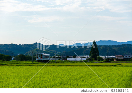 Hosoya, Kakegawa City, Shizuoka Prefecture Tenryu Hamanako Railway and scenery along the line 92168141