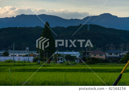 Hosoya, Kakegawa City, Shizuoka Prefecture Tenryu Hamanako Railway and scenery along the line 92168256