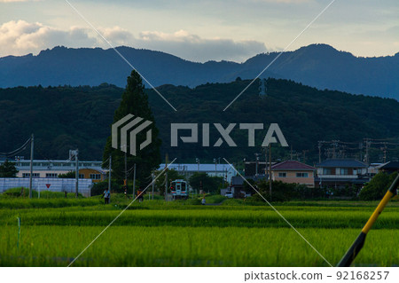Hosoya, Kakegawa City, Shizuoka Prefecture Tenryu Hamanako Railway and scenery along the line 92168257