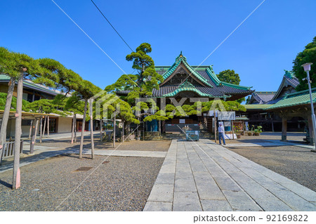 東京都葛飾區柴又的大煞堂和水龍松 92169822
