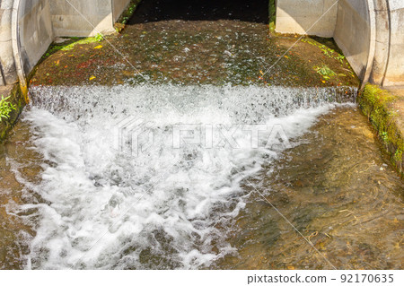 Water outlet near Lake Biwa Canal in Kyoto 92170635