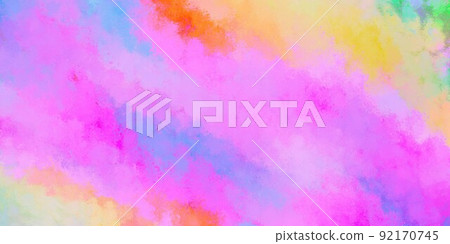 Colorful Marble abstract background. Wallpaper design with natural luxury style. Digital art painting. 92170745