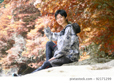 秋季休閒男孩 92171299