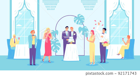 Lgbt Men Wedding Composition 92171743